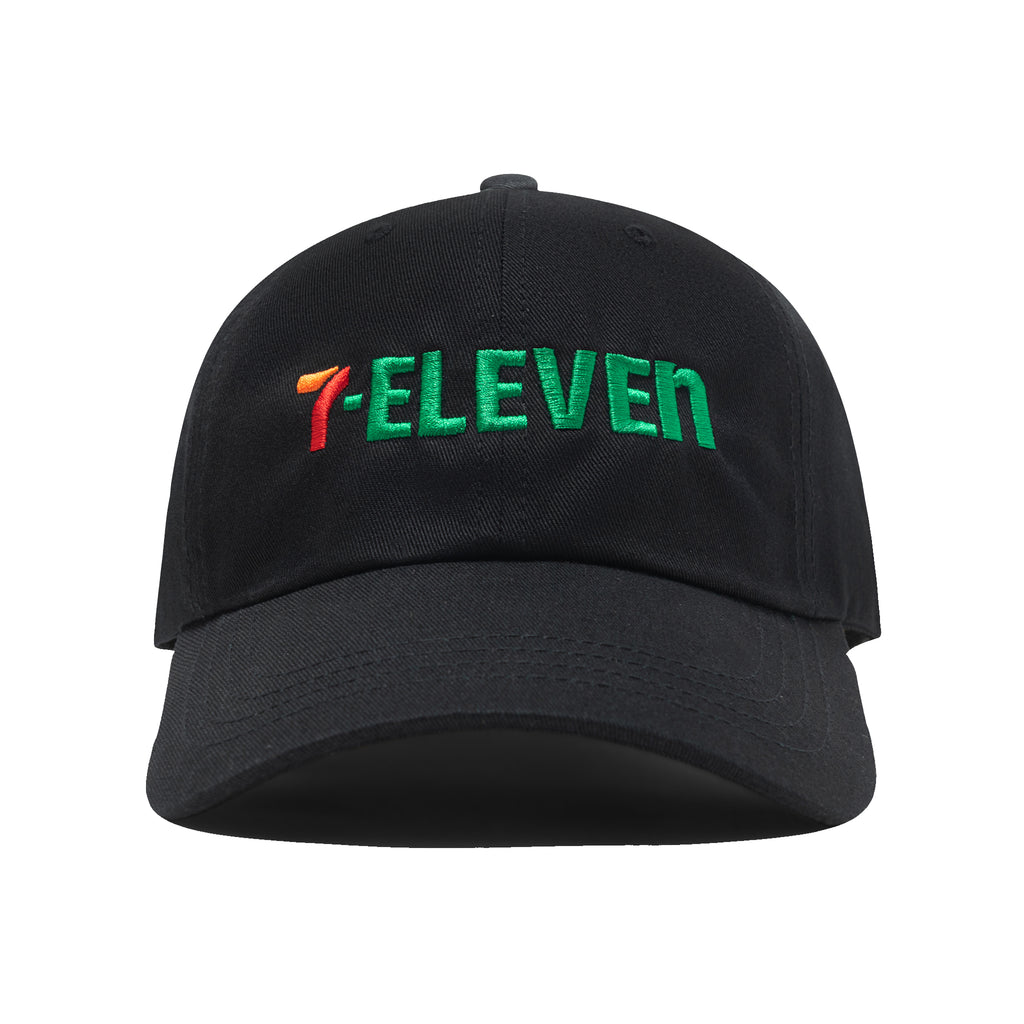 7-Eleven logo hat in black.