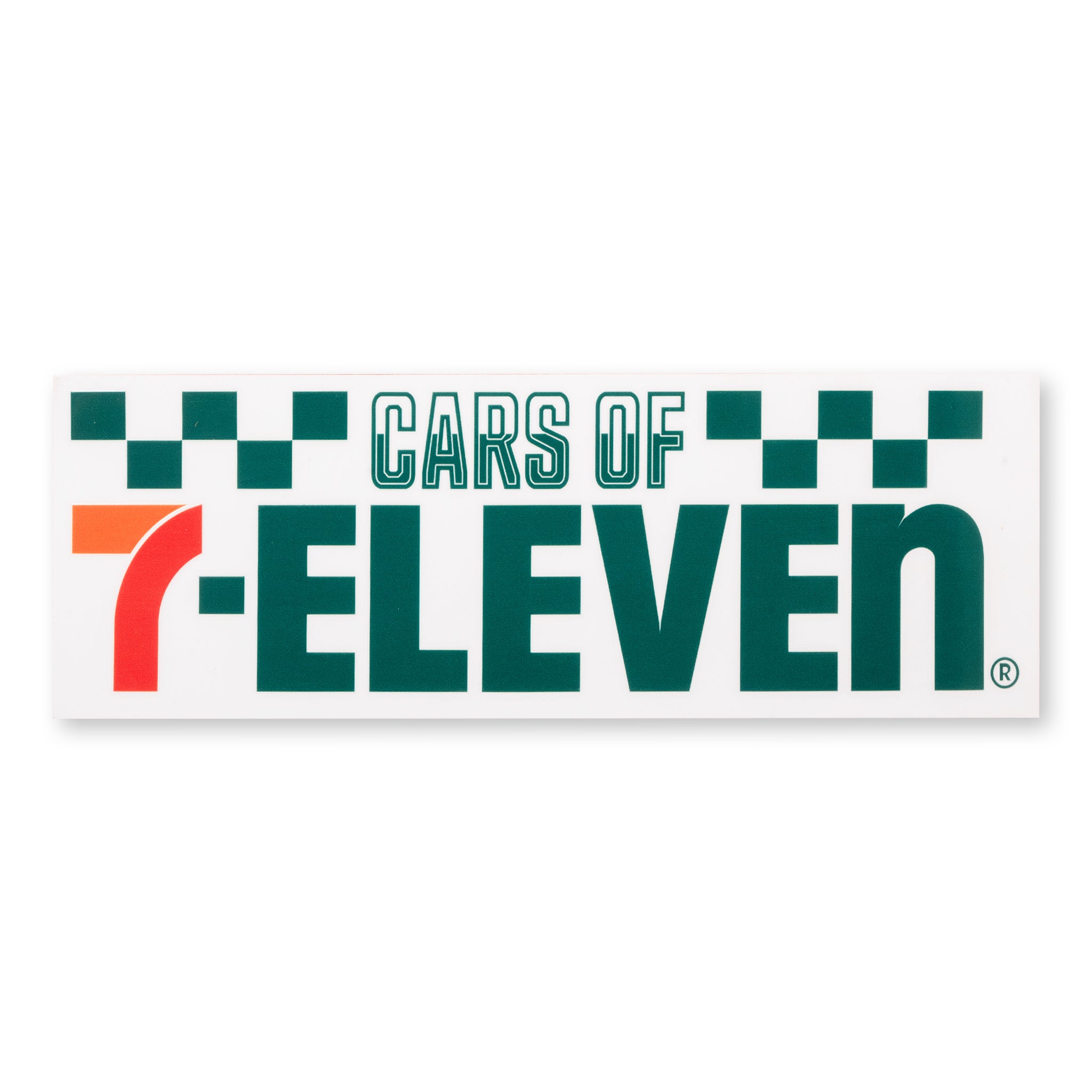 Cars of 7-Eleven™ Checkers Decal