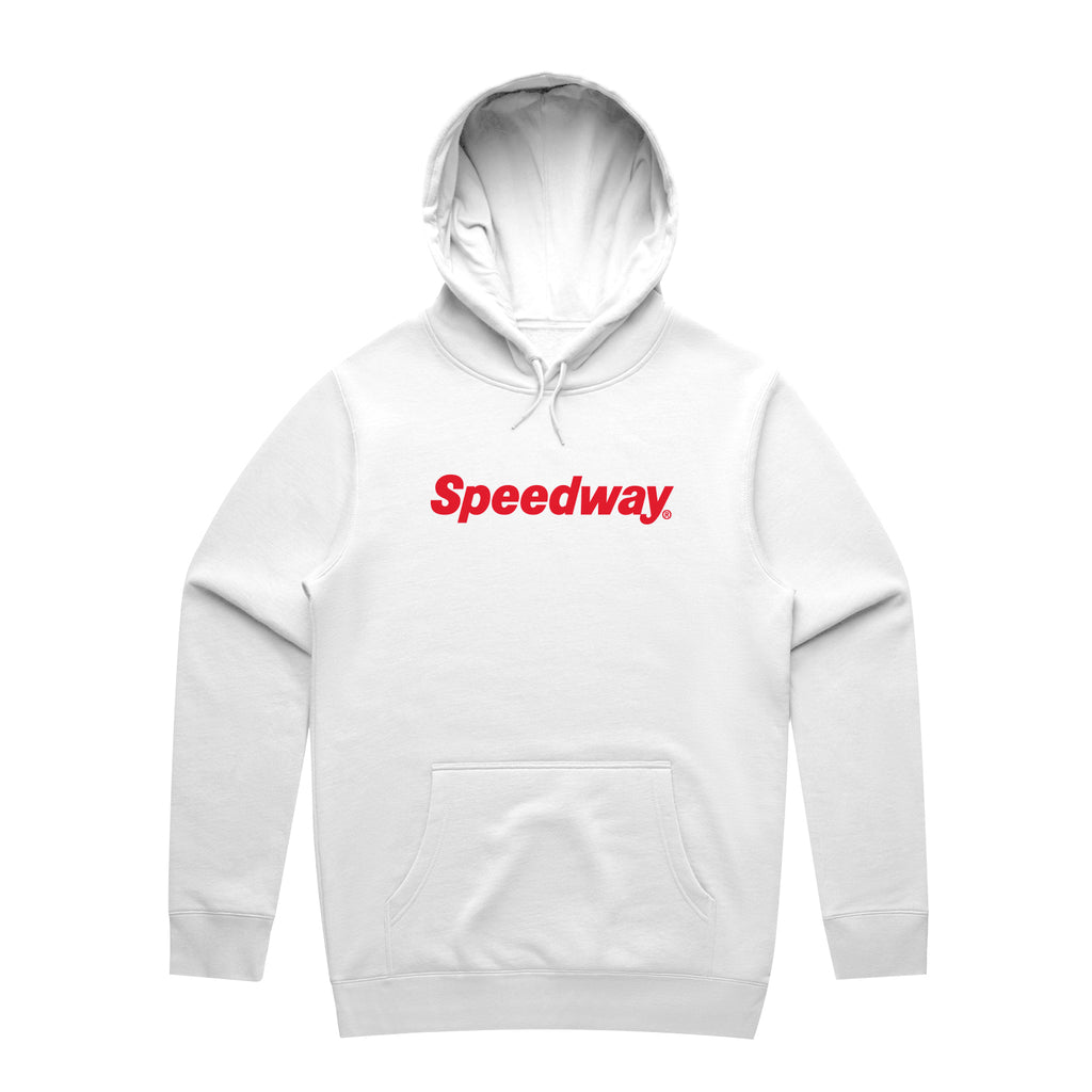 Speedway hoodie with a logo