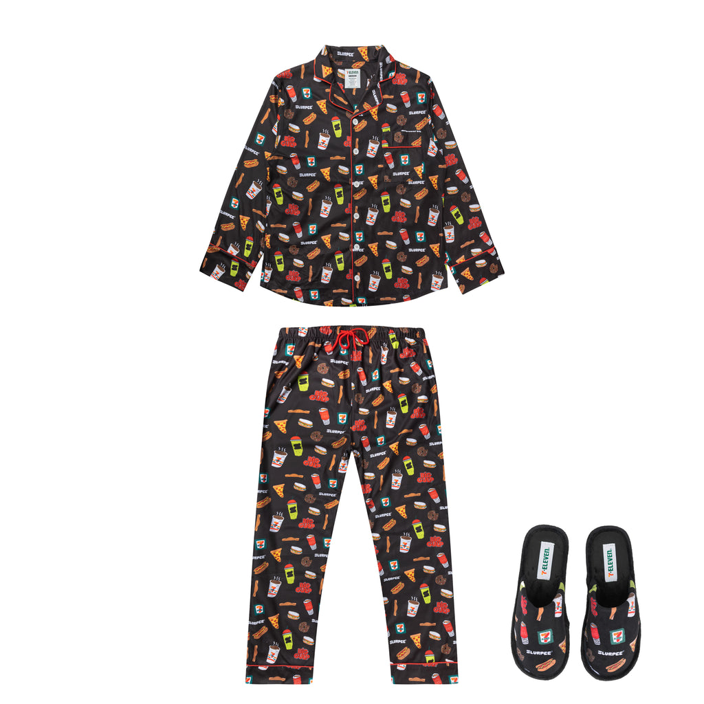 7-Eleven snack print pajama set