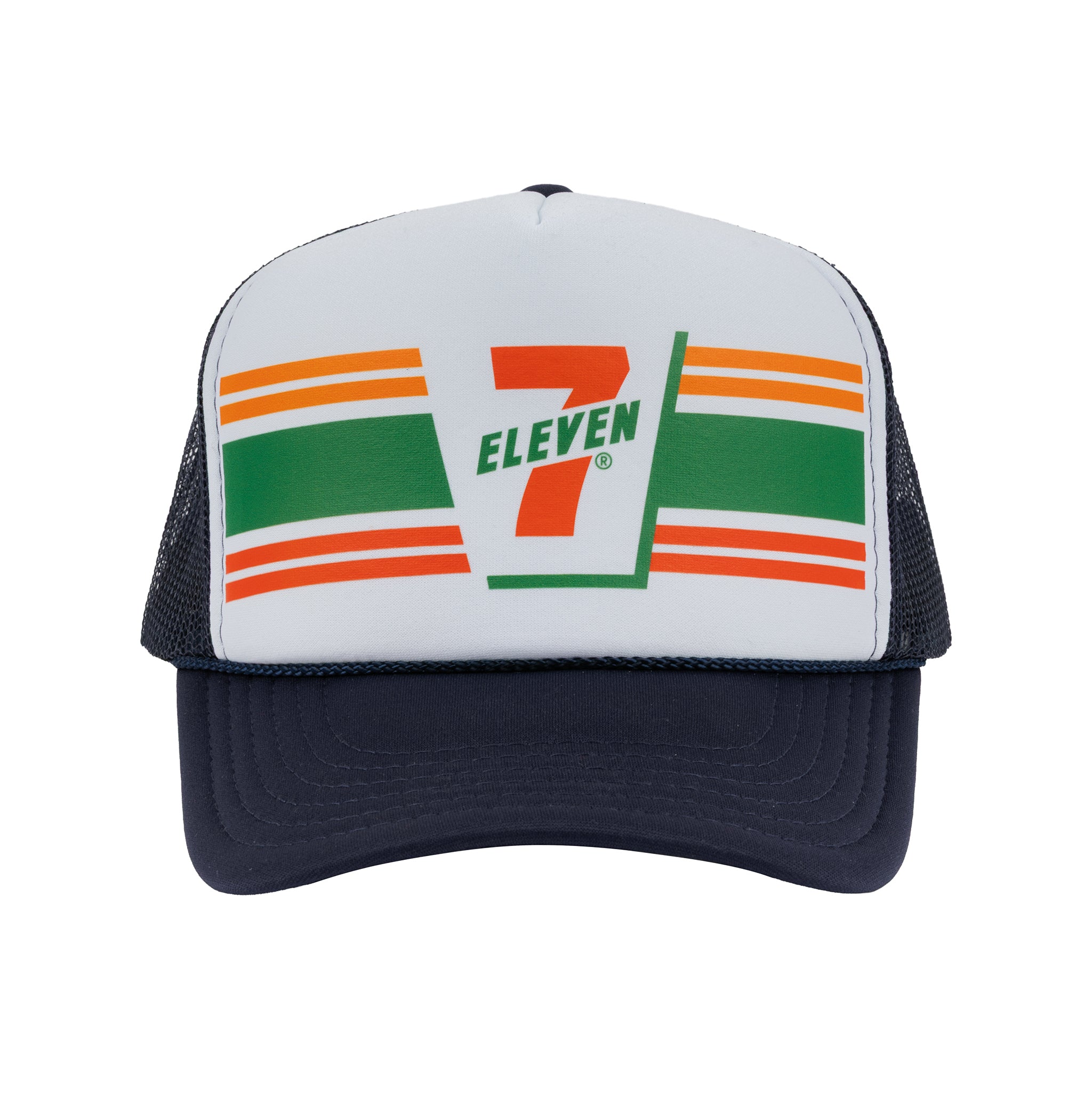 7-Eleven Retro Stripes Foam Trucker Orange 7-Eleven Retro Stripes Foam Trucker Orange