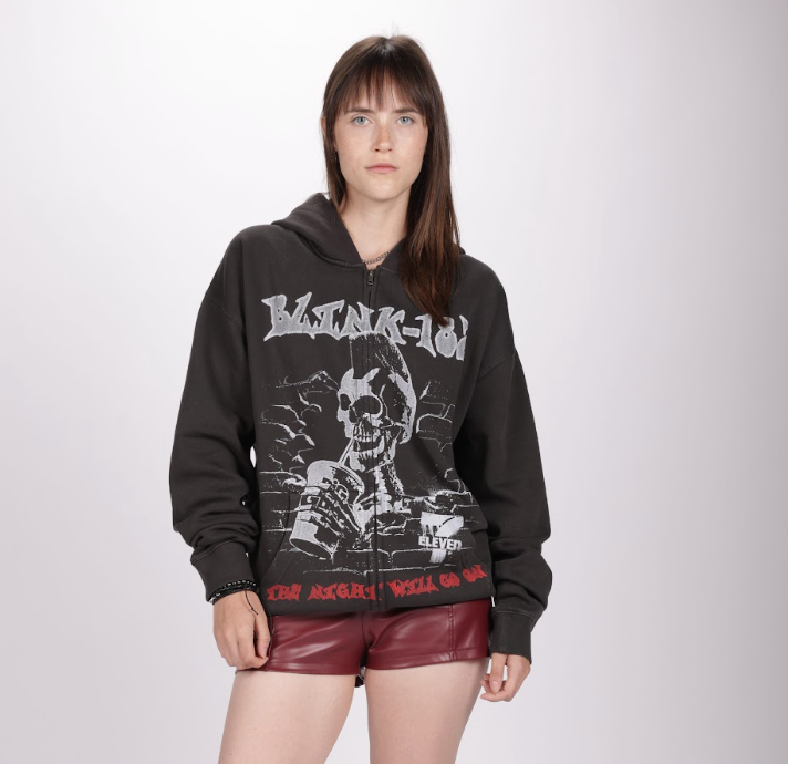 7-Eleven® x blink-182 Up All Night Long Zip Hoodie – 7Collection™ 7-Eleven® x blink-182 Up All Night Long Zip Hoodie – 7Collection™