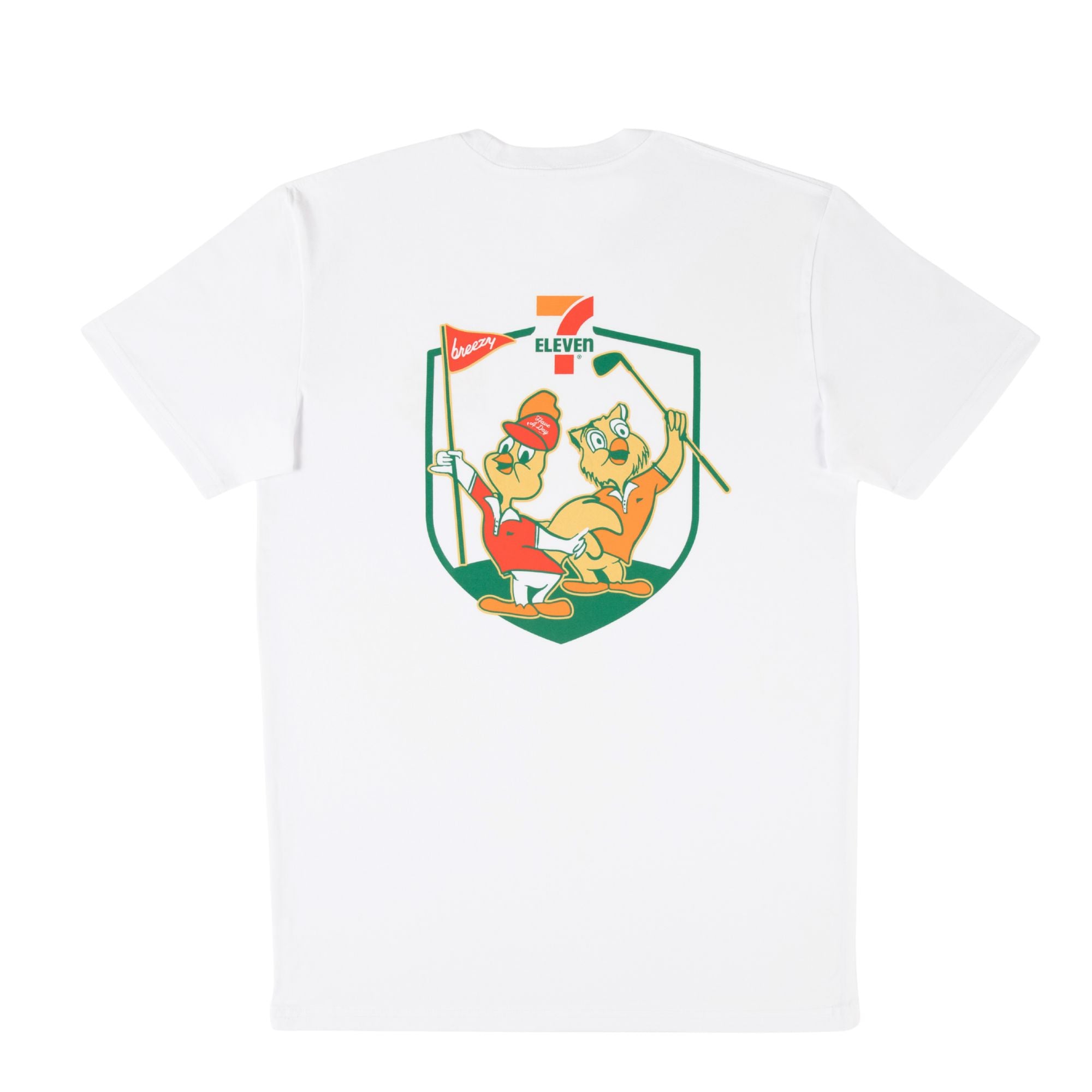【限定】SEVEN-ELEVEN セブンイレブン 刺繍ロゴ 開襟シャツ ベージュ CHAIN STITCH LOGO OPEN COLLAR SHIRT / オープンカラーシャツ