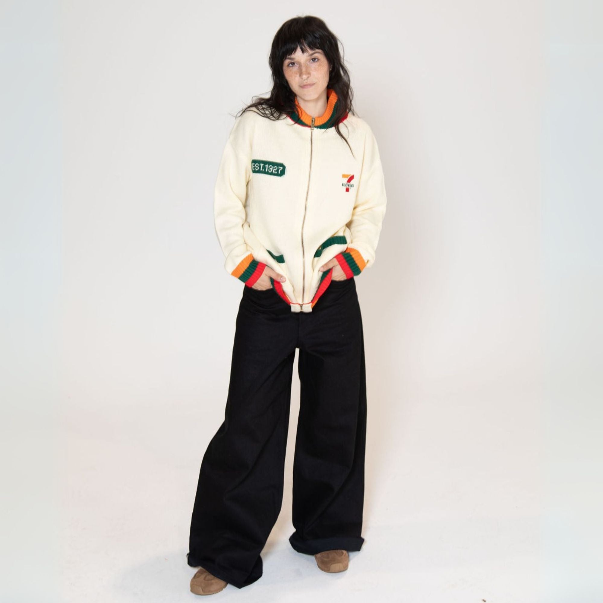 7-Eleven® Knitted Zip Cardigan – 7Collection™