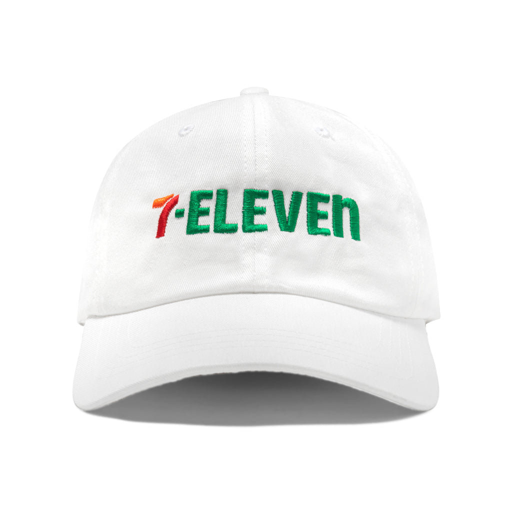 7-Eleven logo hat in white.